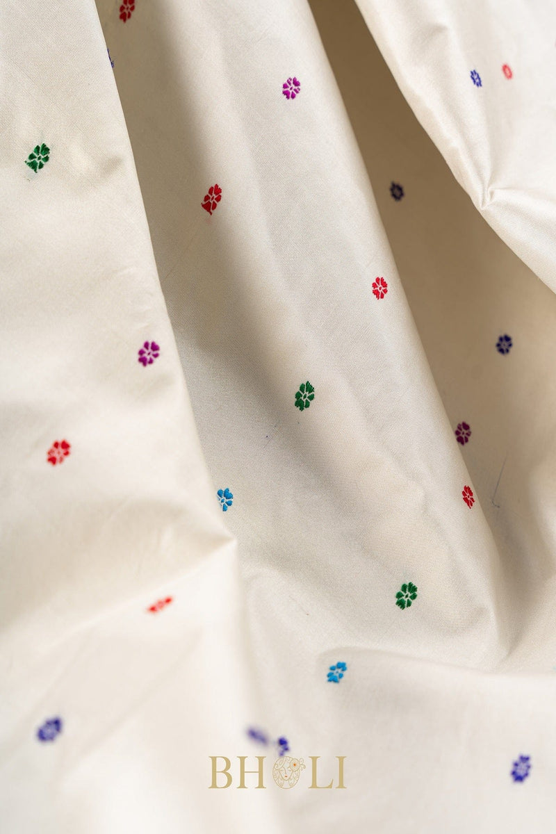 Handwoven narali paithani pure mulberry silk saree