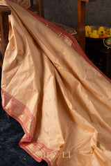 Handwoven narali paithani pure mulberry silk saree