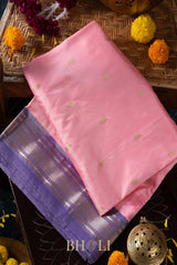 Handwoven narali paithani pure silk saree