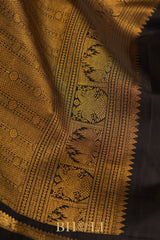 handwoven orissa inspired motifs kai korvai pure silk kanjivaram