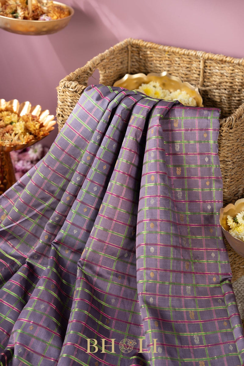 handwoven pastel silk by silk kuttu gadwal