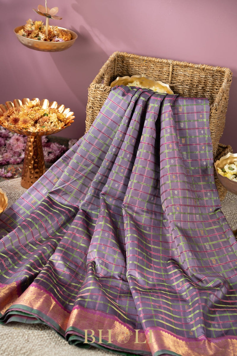 handwoven pastel silk by silk kuttu gadwal
