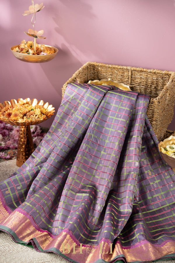 handwoven pastel silk by silk kuttu gadwal