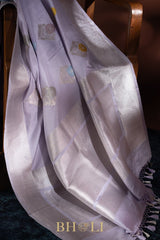 handwoven pure katan silk alfi buta kaduwa banarasi