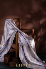 handwoven pure katan silk alfi buta kaduwa banarasi