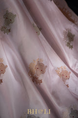 handwoven pure katan silk kaduwa buta banarasi