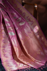 handwoven pure katan silk kaduwa meenakari banarasi