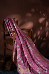 handwoven pure katan silk kaduwa meenakari banarasi