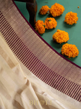 handwoven pure katan silk mashru striped banarasi