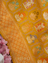 handwoven pure katan silk royal kaduwa jaal banarasi