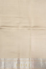 handwoven pure katan silk yellow meenakari kaduwa taupe banarasi