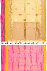 Handwoven Pure Kora tissue banarasi silk saree