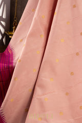 handwoven pure mulberry silk korvai kanjivaram