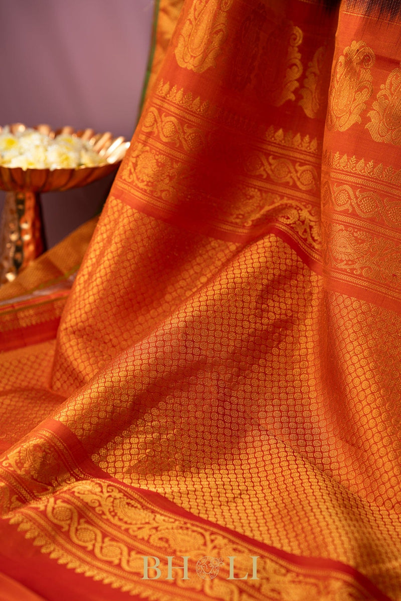 handwoven pure silk premium gadwal