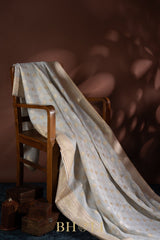 handwoven pure tissue cotton kaduwa banarasi