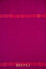 handwoven pure zari checkered big border korvai silk kanjivaram