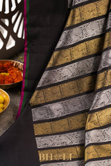 handwoven pure zari mulberry silk kanjivaram