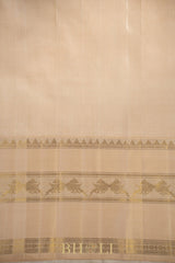 handwoven pure zari mulberry silk korvai kanjivaram