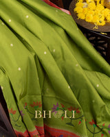 Handwoven Skirt Border Pure Mulberry Silk Royal Paithani