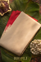 handwoven thread work pure mulberry silk kanjivaram