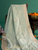 handwoven tissue silk kaduwa modern classic banarasi