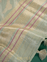 handwoven tissue silk kaduwa modern classic banarasi