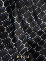 honey comb pattern tanchoi mashru silk banarasi