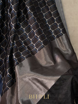 honey comb pattern tanchoi mashru silk banarasi