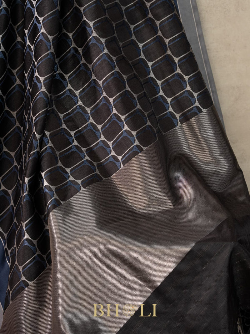 honey comb pattern tanchoi mashru silk banarasi
