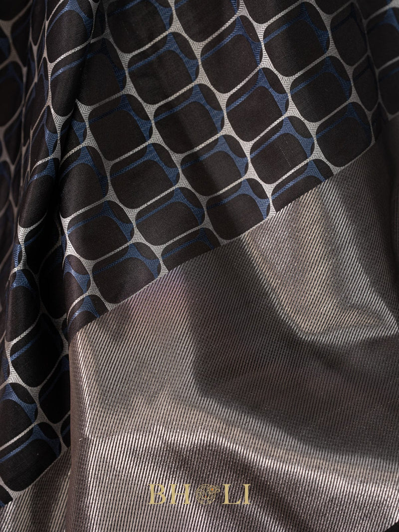 honey comb pattern tanchoi mashru silk banarasi