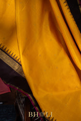 killi buttas pallu pure zari mulberry silk korvai kanjivaram