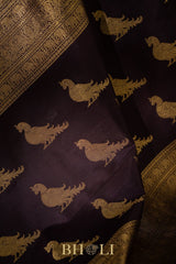 killi buttas pallu pure zari mulberry silk korvai kanjivaram