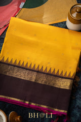 killi buttas pallu pure zari mulberry silk korvai kanjivaram