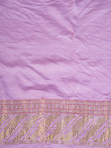 lavender mashru silk banarasi