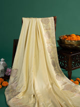 light green kaduwa sona rupa border butas katan silk banarasi
