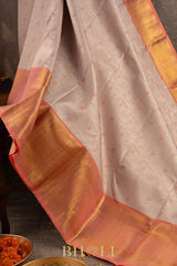 meenakari brocade pure zari mulberry silk kai korvai kanjivaram