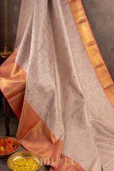 meenakari brocade pure zari mulberry silk kai korvai kanjivaram