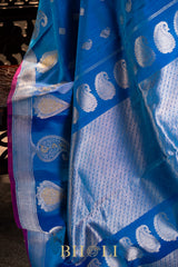 meenakari handwoven gadwal silk by silk