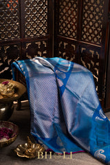 meenakari handwoven gadwal silk by silk