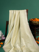 modern classic light green brocade katan silk banarasi