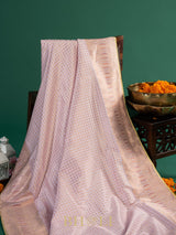 modern classic pure katan silk brocade pink banarasi