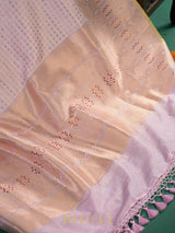 modern classic pure katan silk brocade pink banarasi