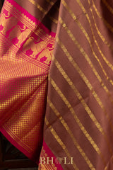 modern classics pure mulberry silk kai korvai kanjivaram