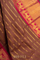 modern classics pure mulberry silk kai korvai kanjivaram