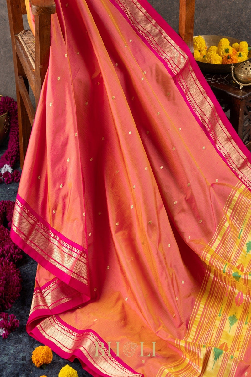 Narali paithani saree 3
