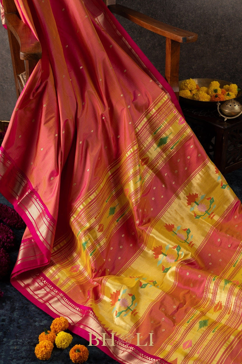 Narali paithani saree 3