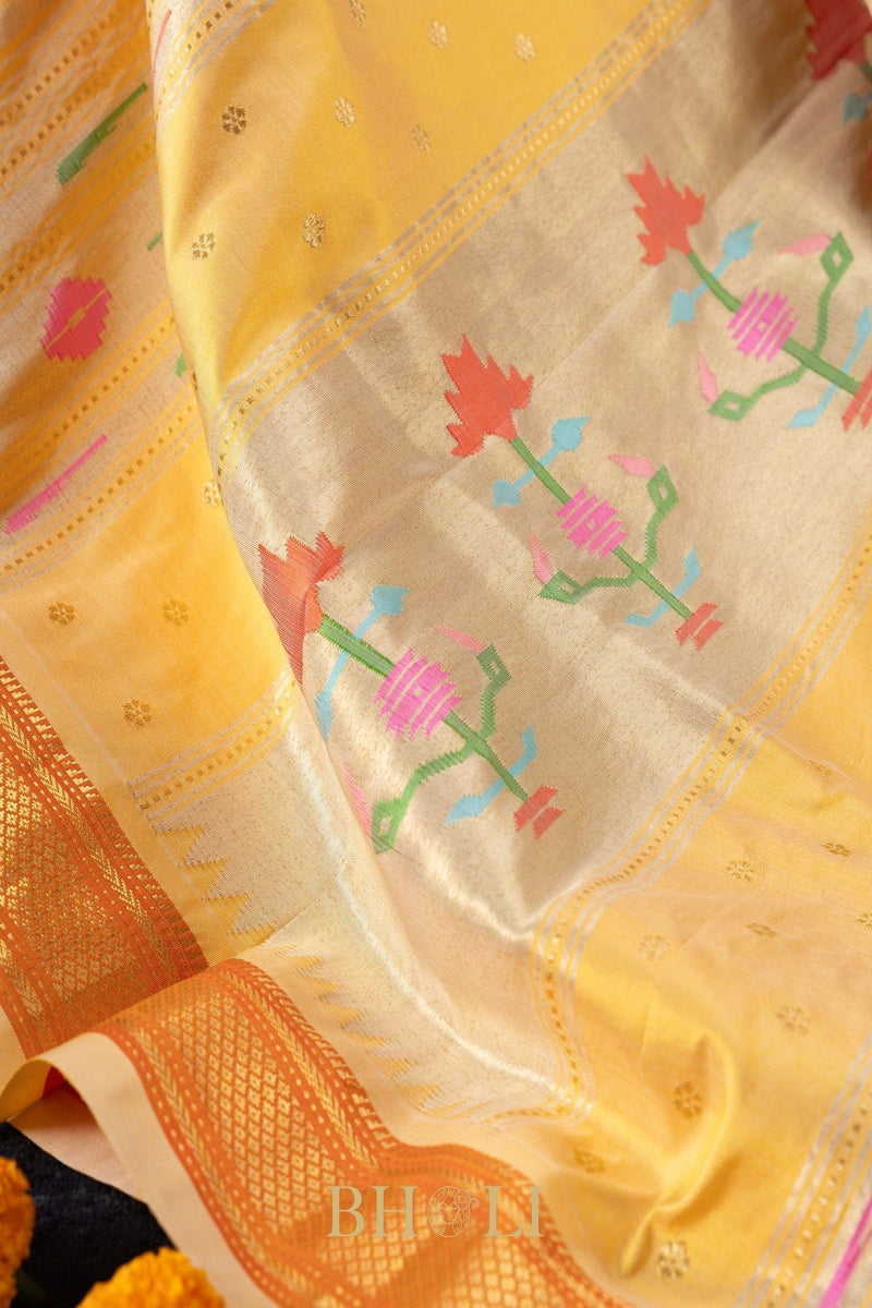 Narali paithani saree 6