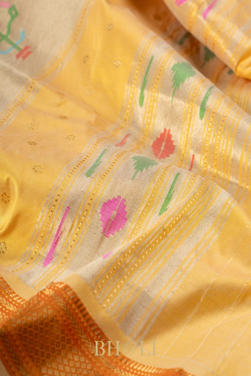 Narali paithani saree 6