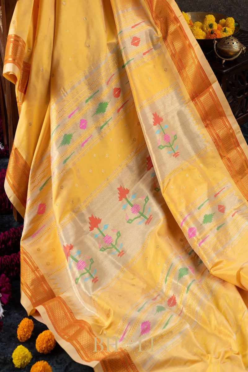 Narali paithani saree 6