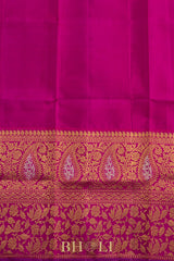 paalum pazhamum pure zari mulberry silk kai korvai kanjivaram